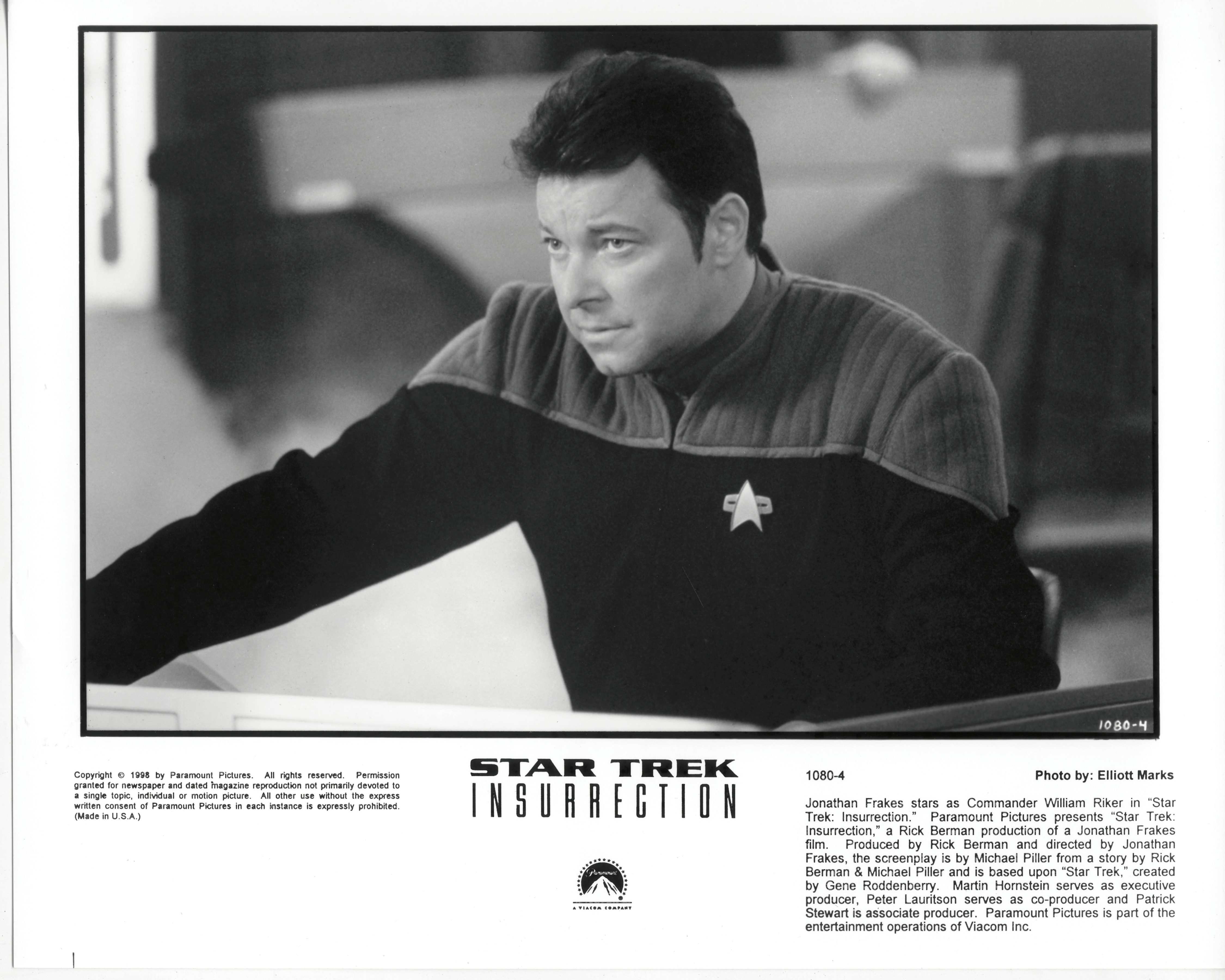 Still of Jonathan Frakes in Star Trek: Insurrection (1998)