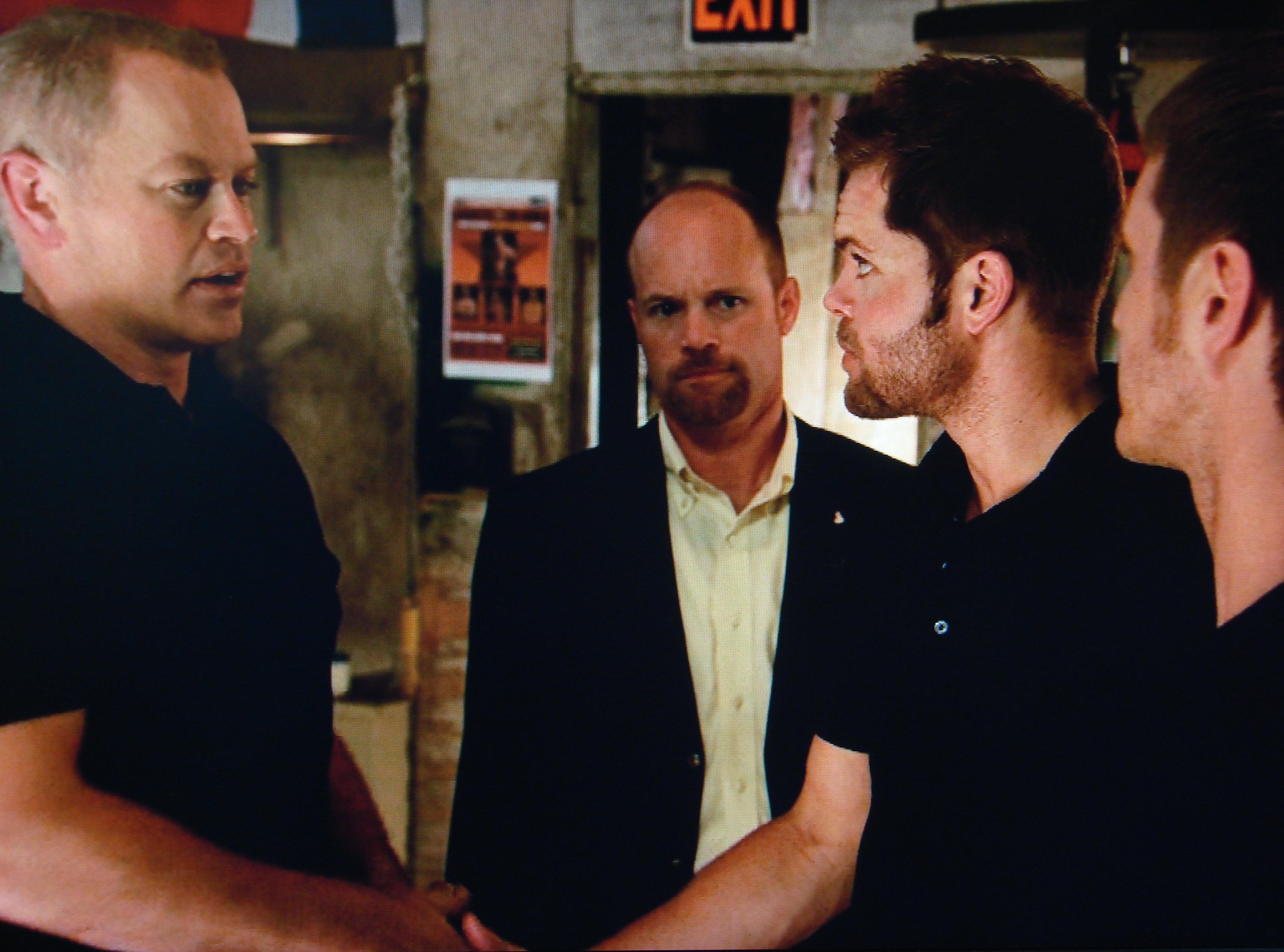 Still of Neal McDonough, Wes Chatham and Devon Sawa with Jason Stanly in The Philly Kid
