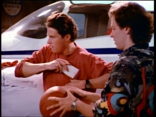 Still of Steven Weber and Tim Daly in Wings (1990)