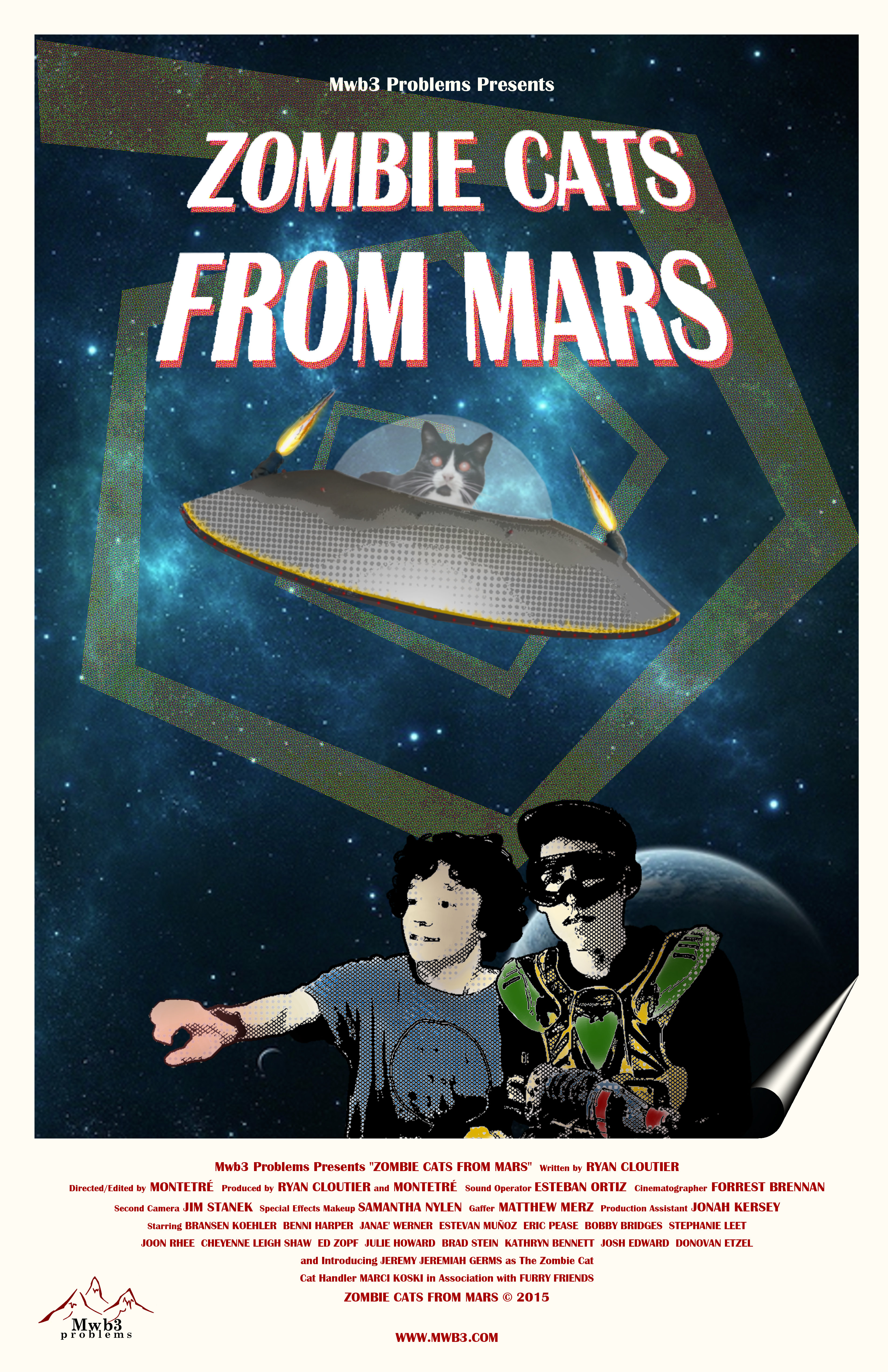 Zombie Cats from Mars - Official Poster
