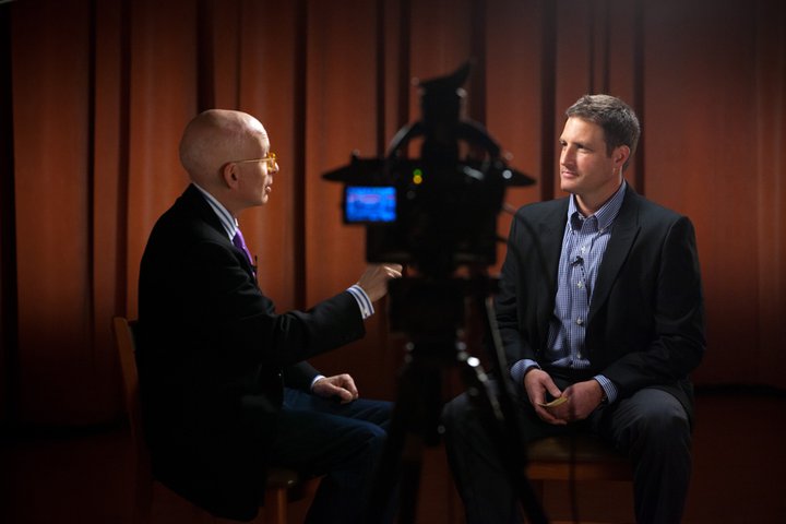 Executive producer and host of Behind the Brand Bryan Elliott interviews author Seth Godin.