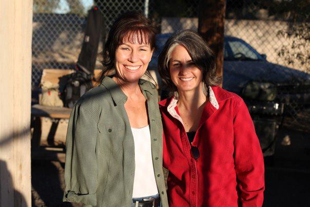 On the set of Winding Road with director Diane Dresback