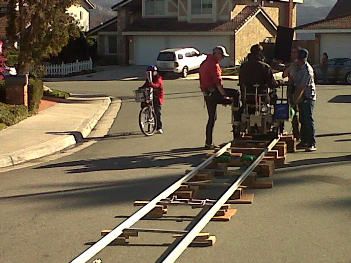 On set of Orchard Supply(OSH) Commercial as the Paper Boy.