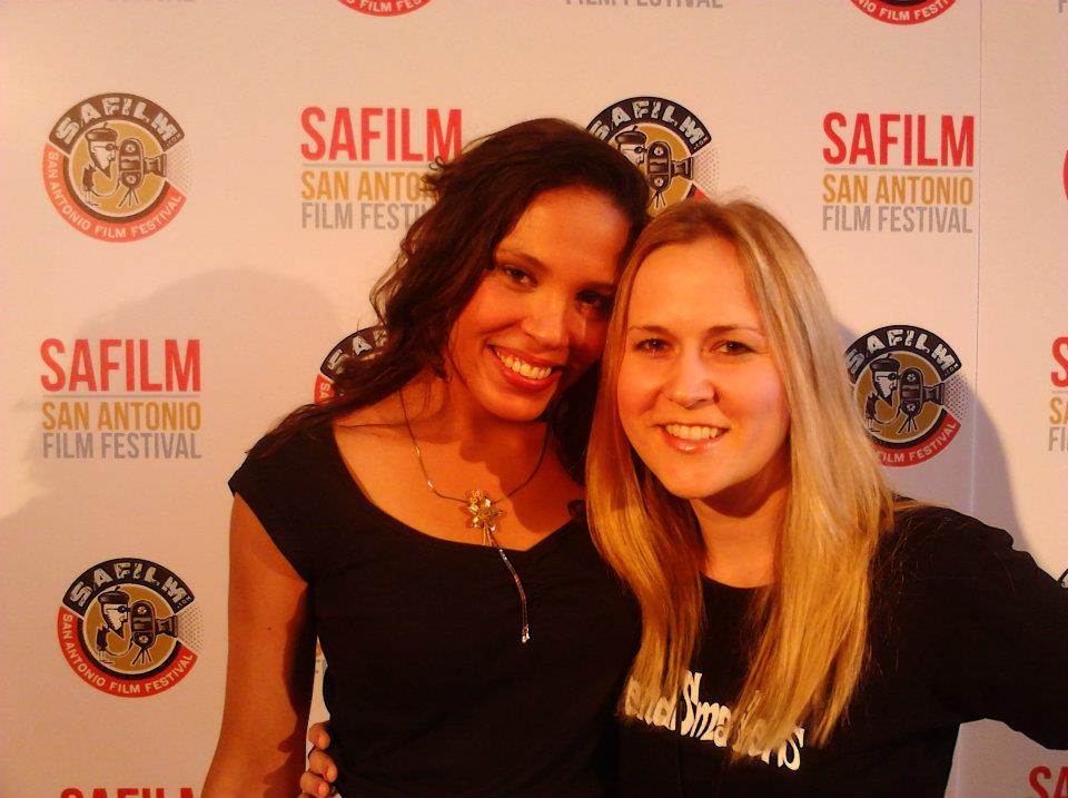 Me and my Director, Ericka Marsalis-LaManna at the San Antonio Film Festival 2012