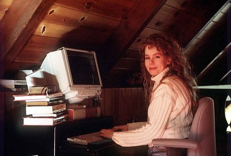 Schilling's writing retreat in Big Bear, California, birthplace of some of her screenplays & novels.
