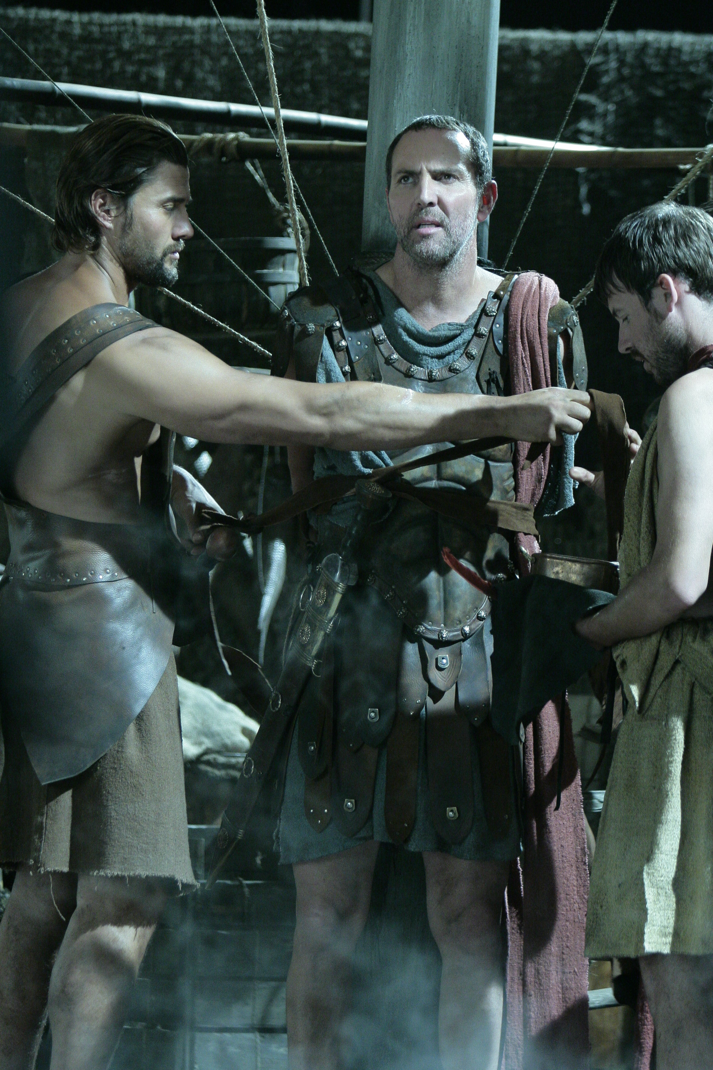 Steve Bacic and Arnold Vosloo in Odysseus & the Isle of Mists (2008)