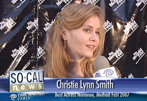 Christie Lynn Smith at the Method Fest 2007- she was nominated for Best Actress for her role as 