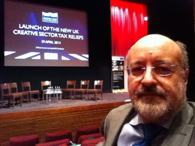 George Chiesa at BAFTA, London. Launch of the new UK 