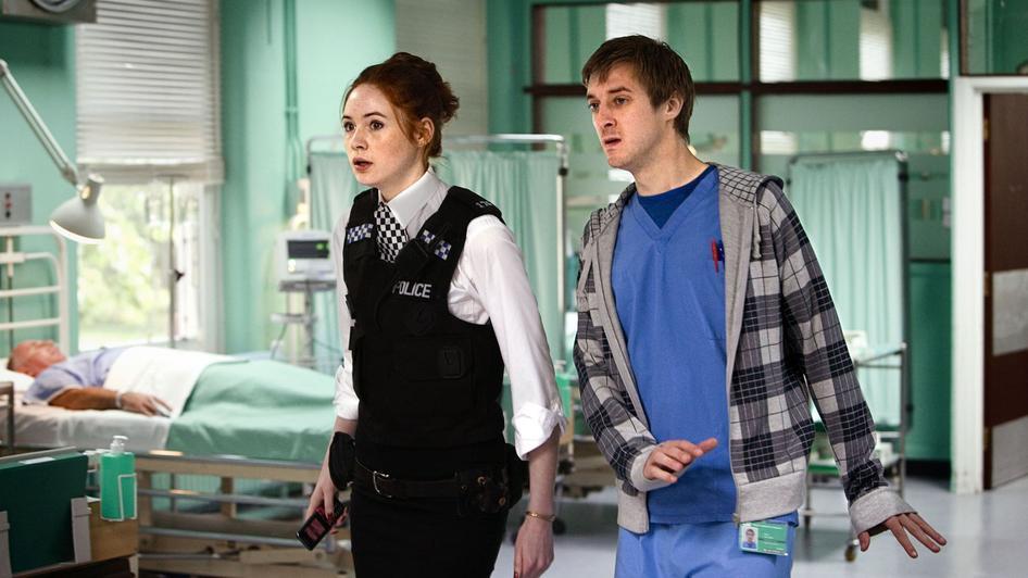 Still of Karen Gillan and Arthur Darvill in Doctor Who (2005)