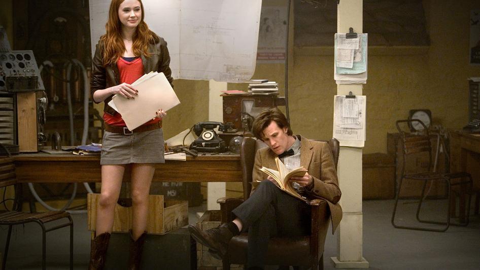 Still of Matt Smith and Karen Gillan in Doctor Who (2005)