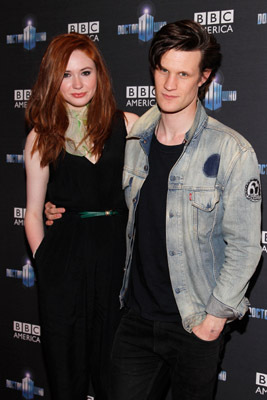 Matt Smith and Karen Gillan at event of Doctor Who (2005)