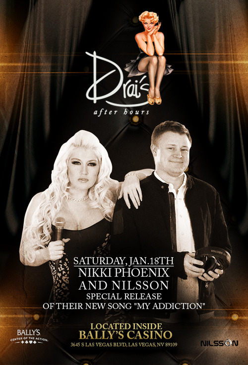 2014 Billboard for Drai's Afterhours Ft. Nikki Phoenix and DJ Nilsson and the special release of their song 