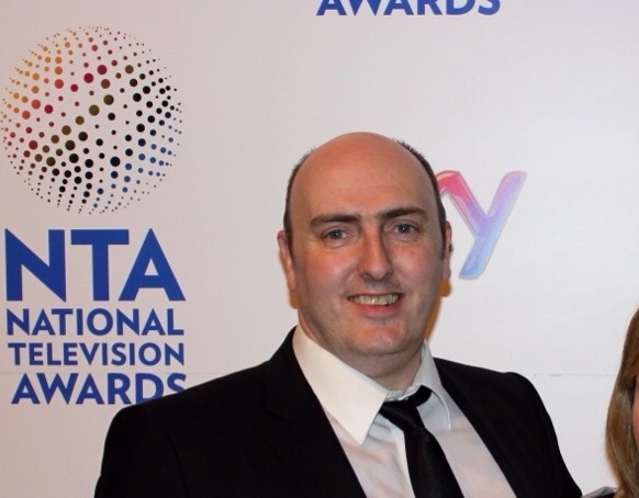 Richard backstage at the National Television Awards