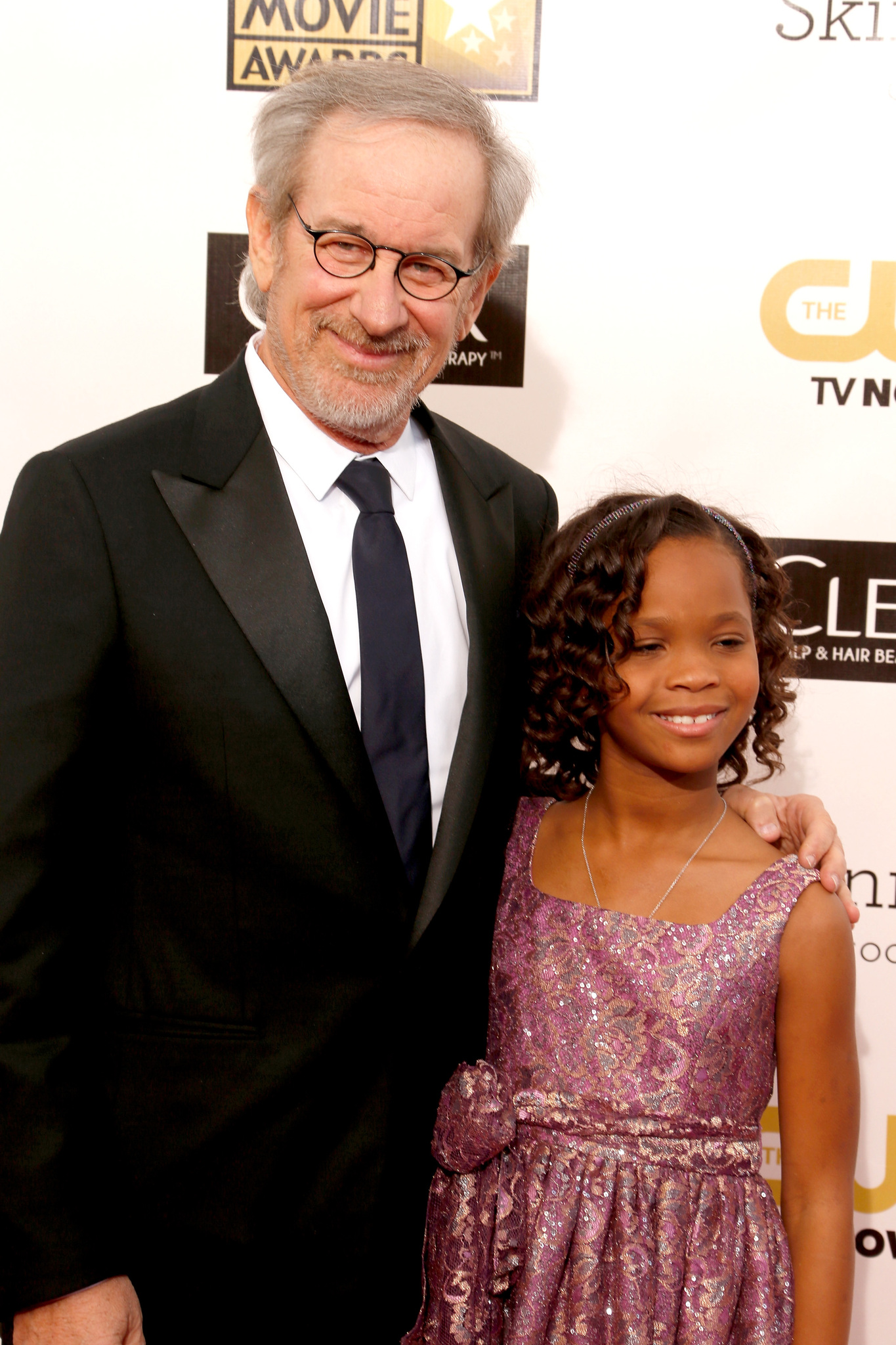 Steven Spielberg and Quvenzhané Wallis