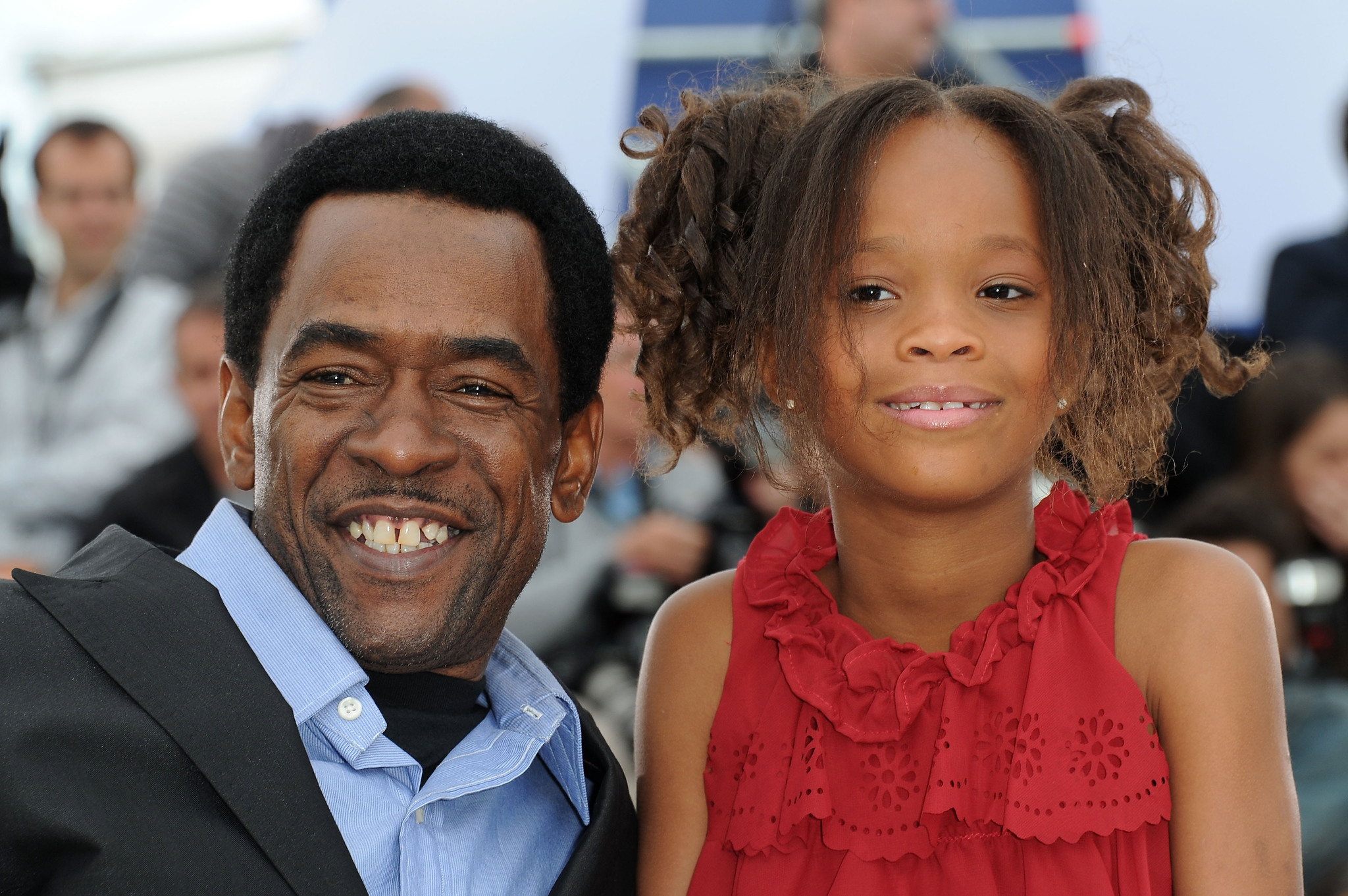 Quvenzhané Wallis and Dwight Henry at event of Beasts of the Southern Wild (2012)
