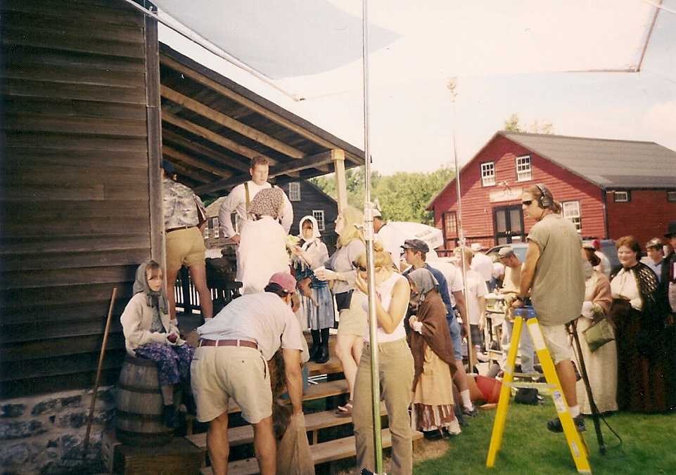 Currá, on location with United Studios, at Eckley Miners Village in Pennsylvania, for the production of the film Stories from the Mines.