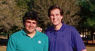Producer Tom Currá & Jim Nantz of CBS Sports at Inisbrook Golf Resort in Clearwater, FL while shooting, Hit it Straighter and Longer for Golf Digest Magazine.