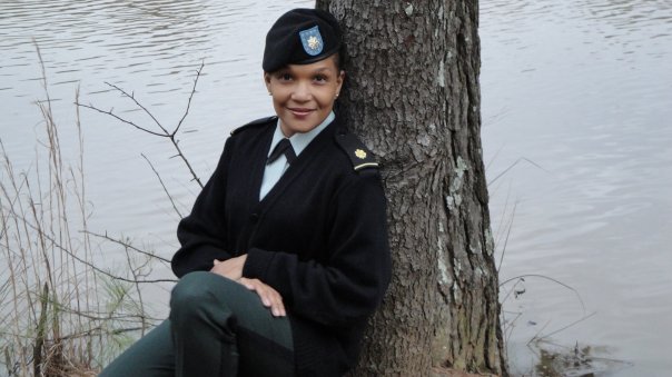 Major Claudia Jefferson in Army uniform