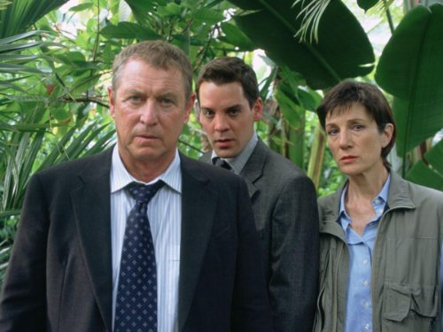 Still of John Hopkins, John Nettles and Harriet Walter in Midsomerio zmogzudystes (1997)