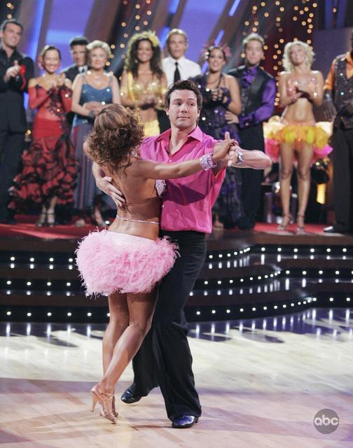 Susan Lucci, Brooke Burke-Charvet, Warren Sapp, Rocco DiSpirito, Driton 'Tony' Dovolani, Karina Smirnoff and Derek Hough in Dancing with the Stars (2005)