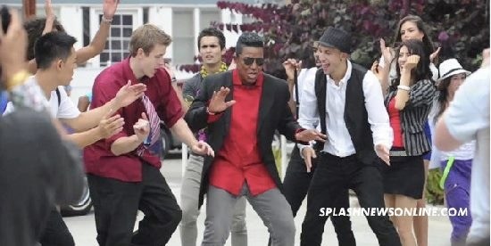 Still of Spencer Ralston in Jermaine Jackson's Blame It On The Boogie music video (2011)