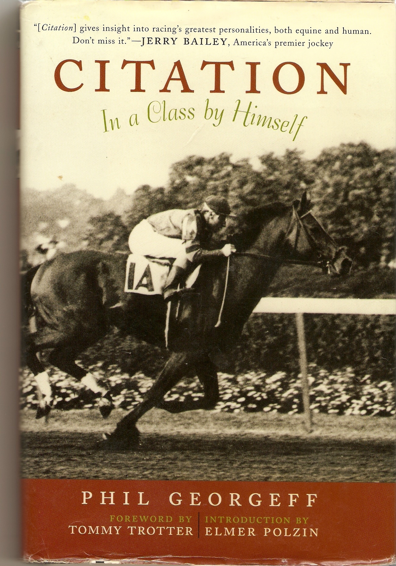 Cover of Citation In A Class By Himself written by Phil Georgeff.