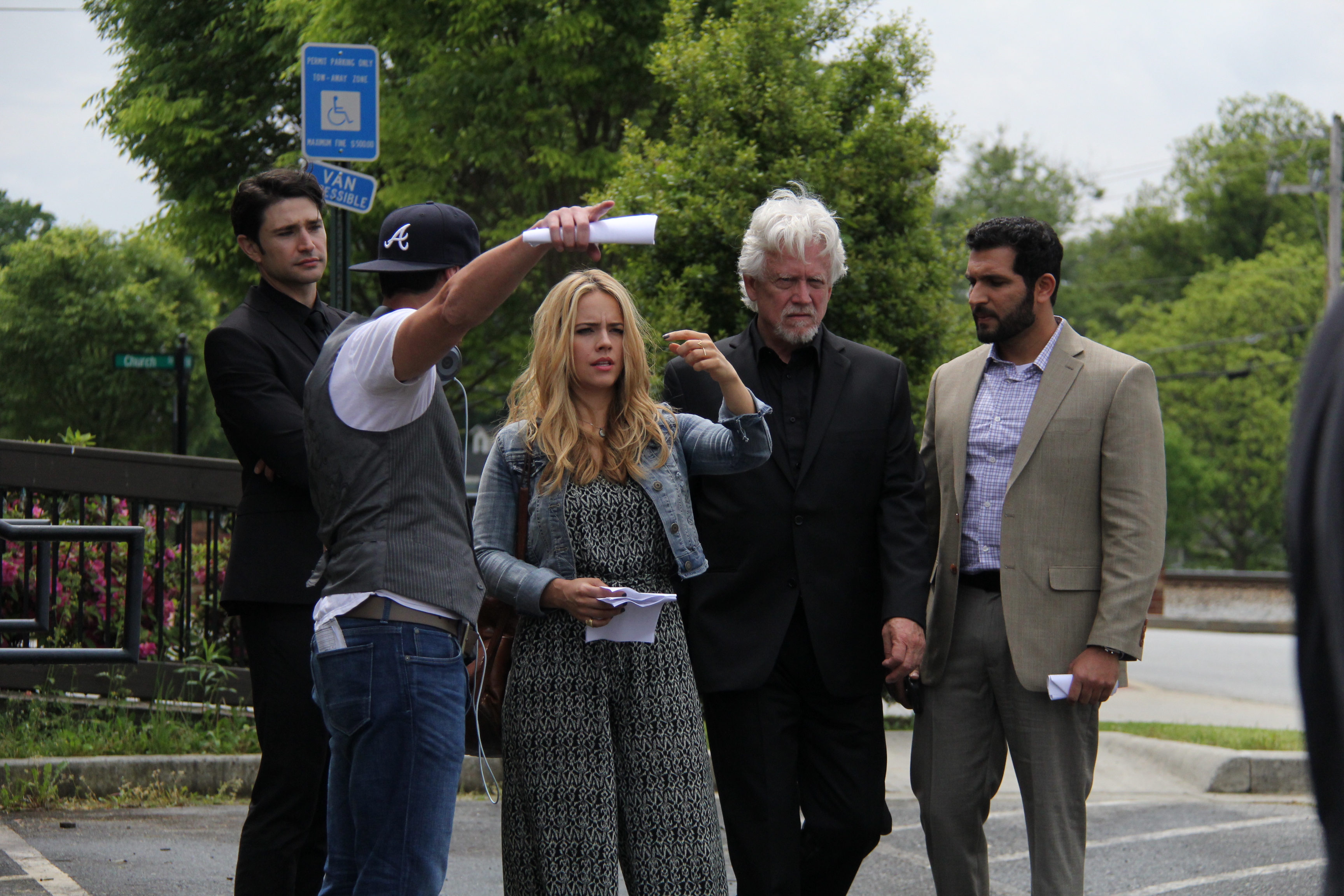Behind the scenes of Tell Me Your Name with director Jason DeVan and actors Jessica Barth, Bruce Davison, Matt Dallas and Ahmed Lucan