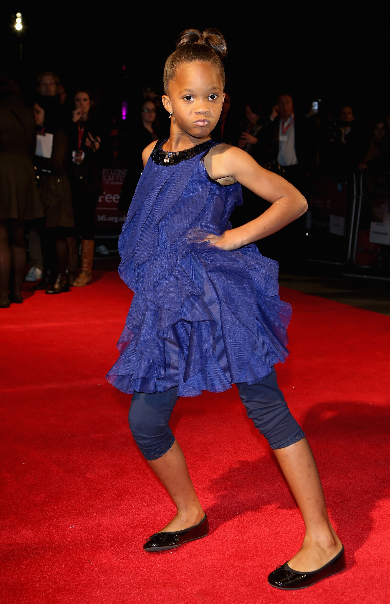 Quvenzhané Wallis at event of Beasts of the Southern Wild (2012)