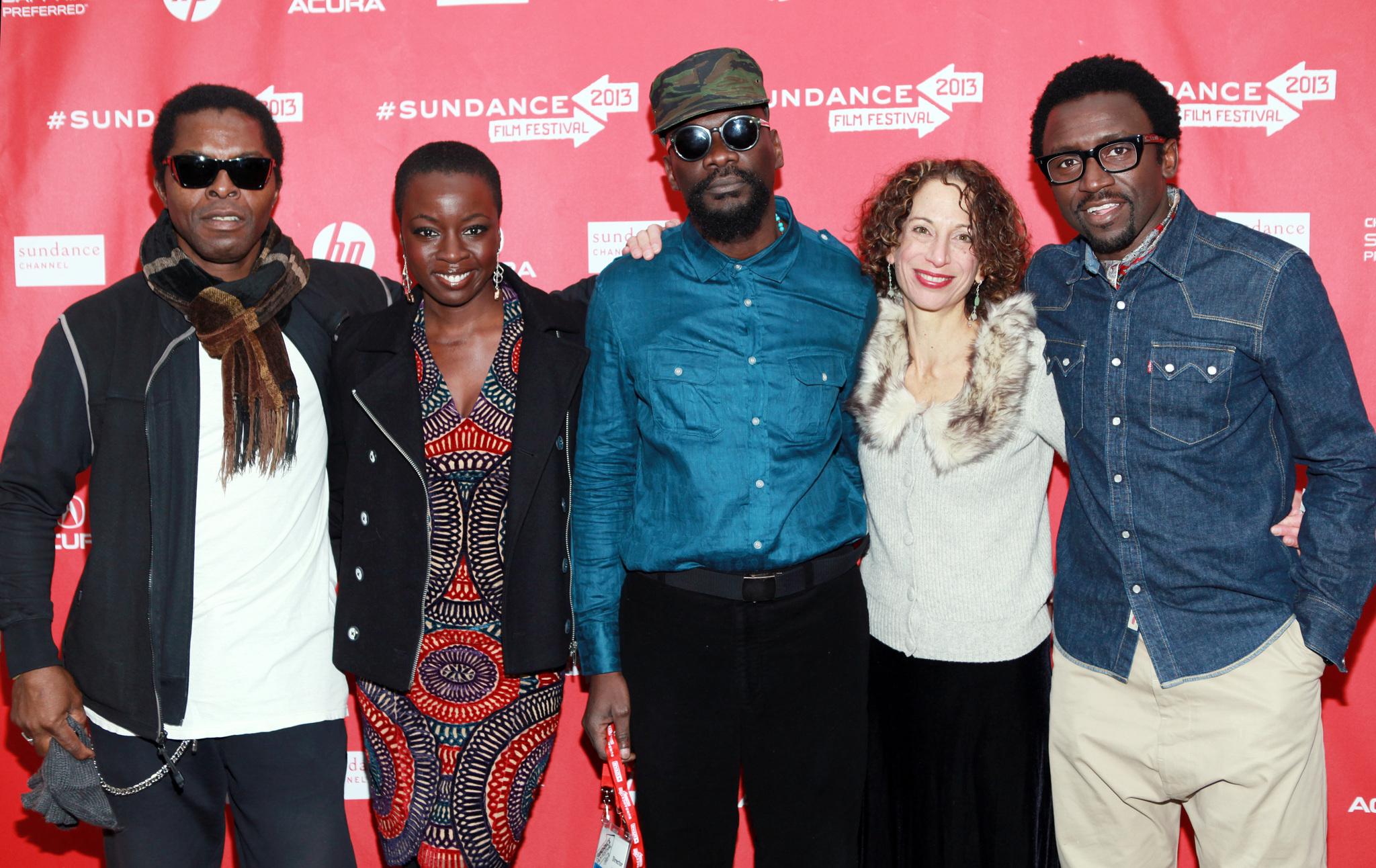 Andrew Dosunmu, Anthony Okungbowa, Danai Gurira, Darci Picoult and Robin Marchant at event of Mother of George (2013)