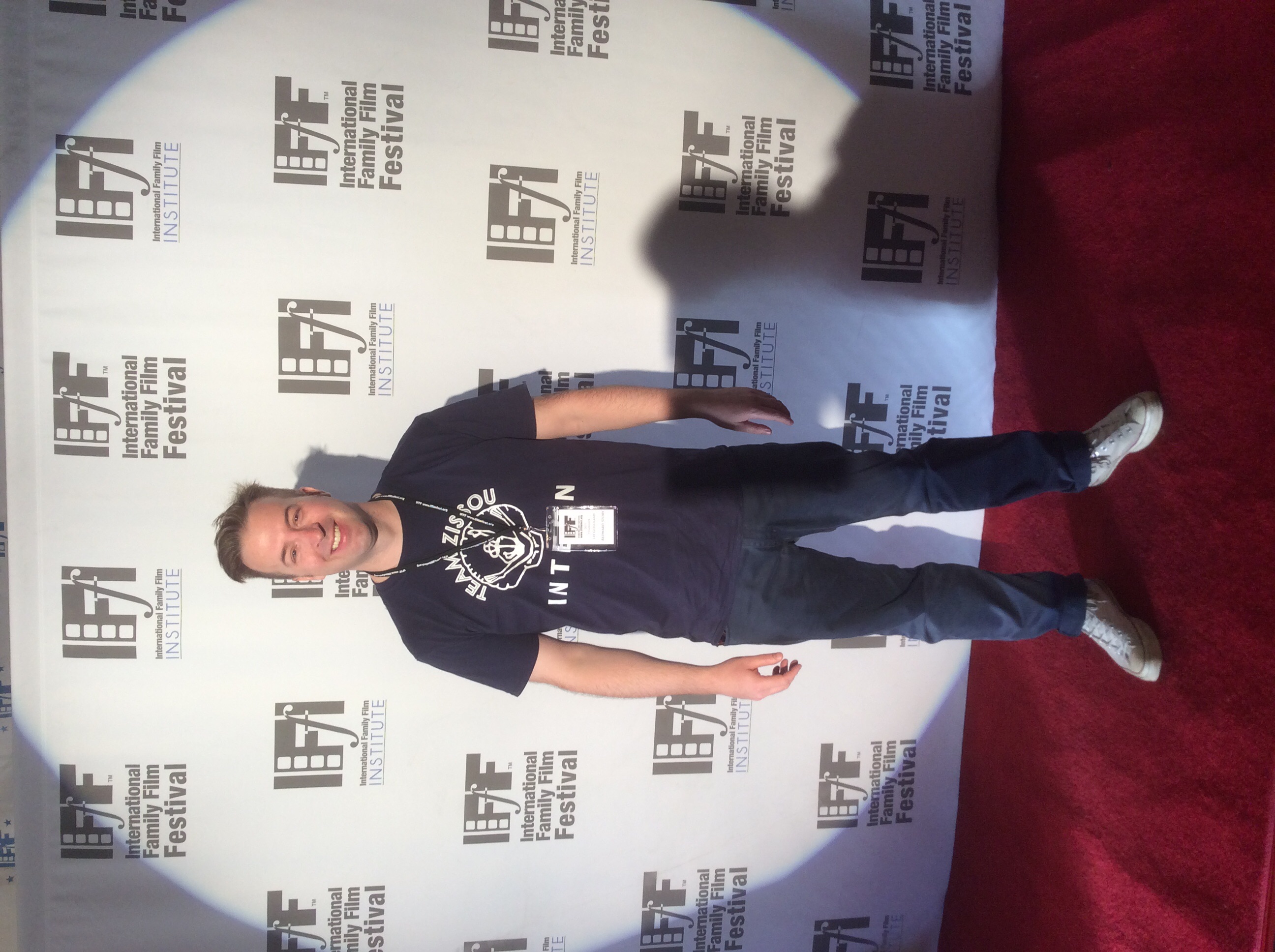 Director Lee Guilliland at the International Family Film Festival. Raleigh Studios. Hollywood. Day one, meet and greet.
