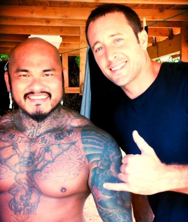 Marcus Natividad and Alex O'Loughlin in Hawaii Five-0 Season 4 Episode 2.