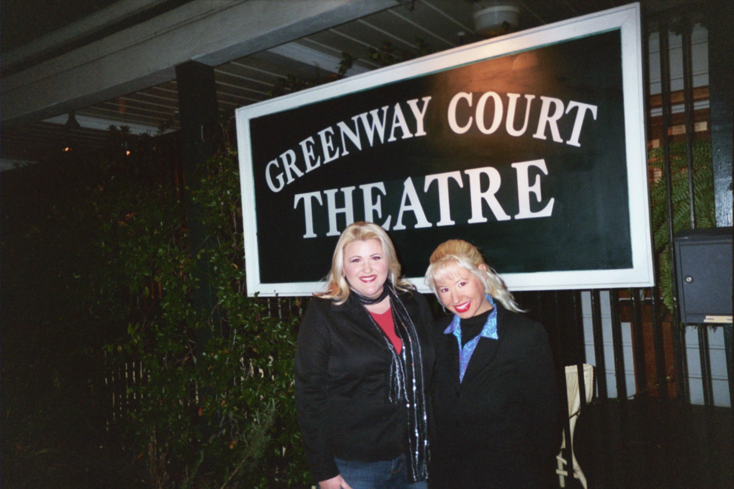 Andrea Calabrese with Meghan Mason; Greenway Court Theatre Open Mic 2004