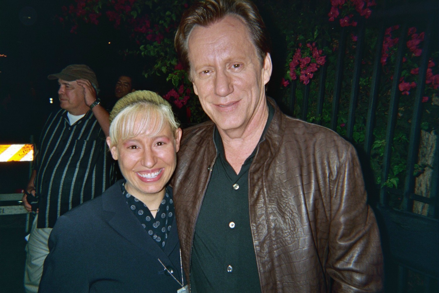 Andrea Calabrese with James Woods; 