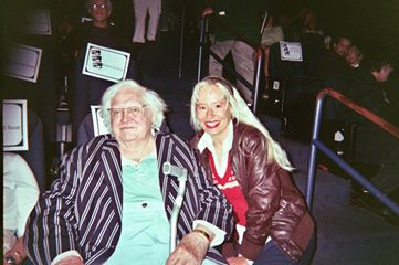 Ken Russell & His Wife (to his right) at the Egyptian in Hollywood, CA.