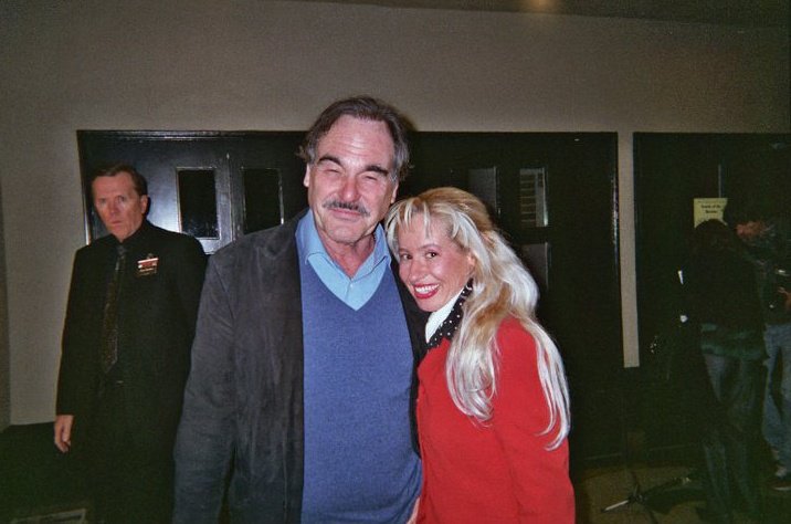 Andrea Calabrese with Oliver Stone; 12/08/2010