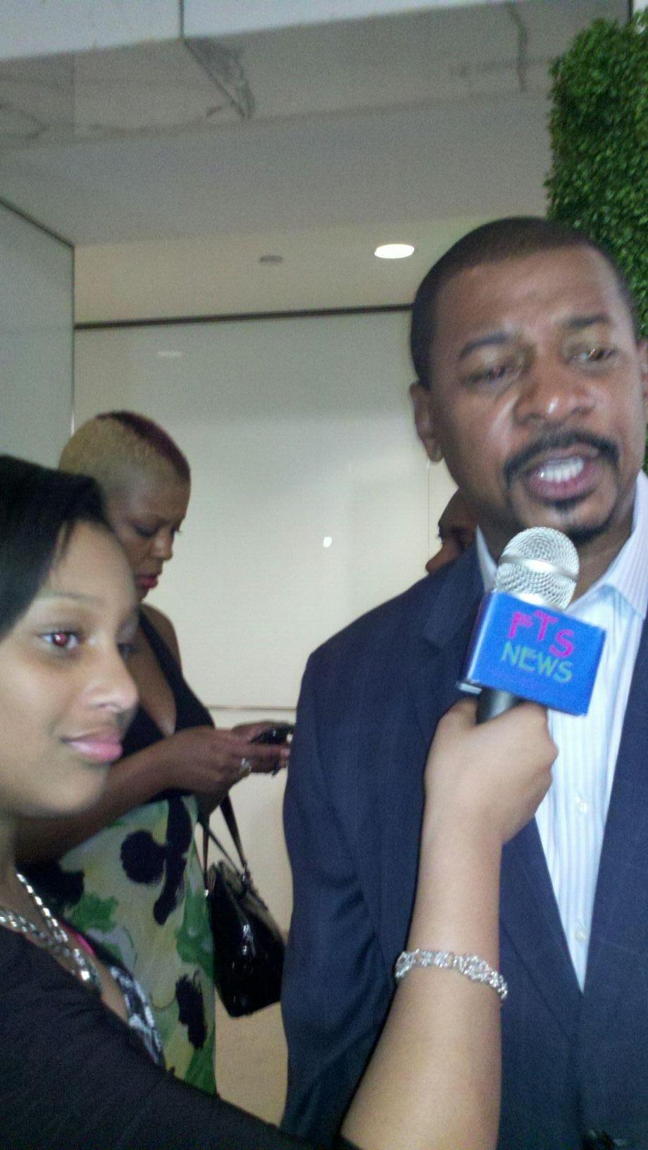 Aliyah at event with Robert Townsend