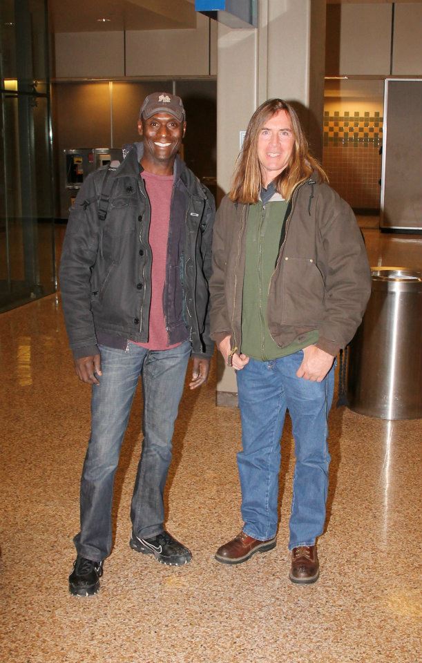 James Mitchell with Fringe Star Lance Reddick