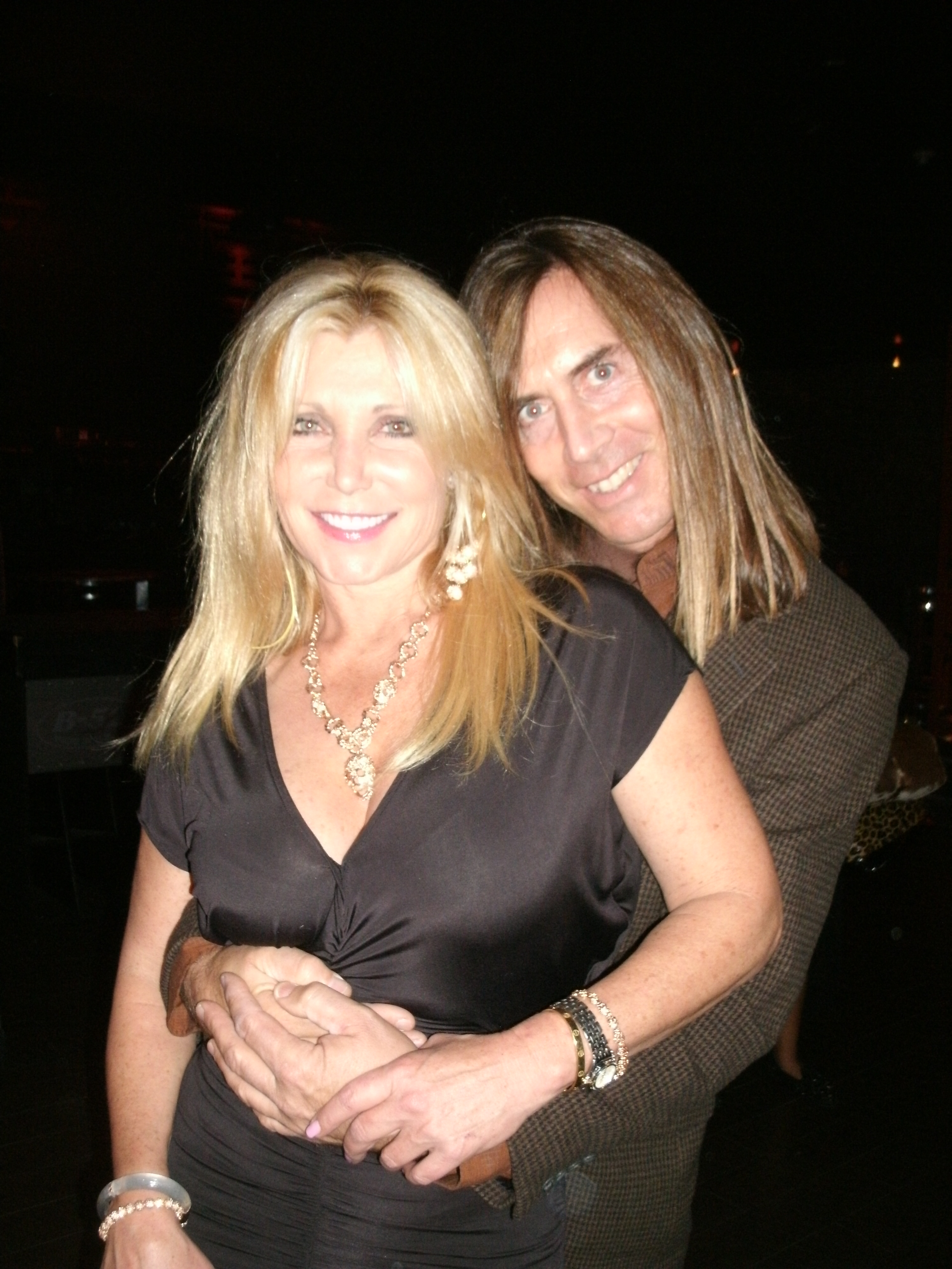 With Pamela Bach-Hasselhoff. Thanksgiving charity event-Infusion Lounge, Universal CityWalk.