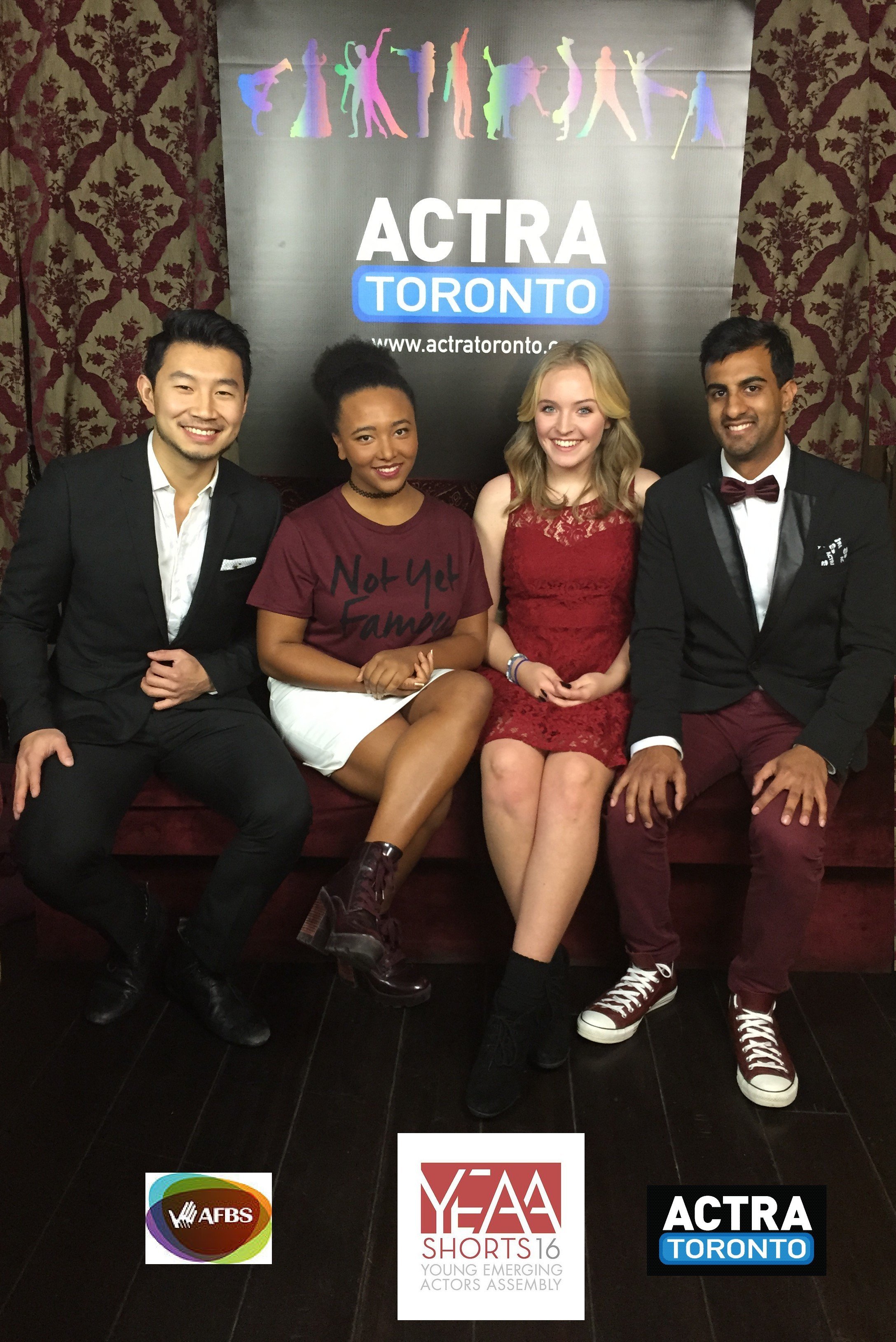 Farid Yazdani, Kira Murphy, Koumbie and Simu Liu in YEAA Shorts TV (2015)