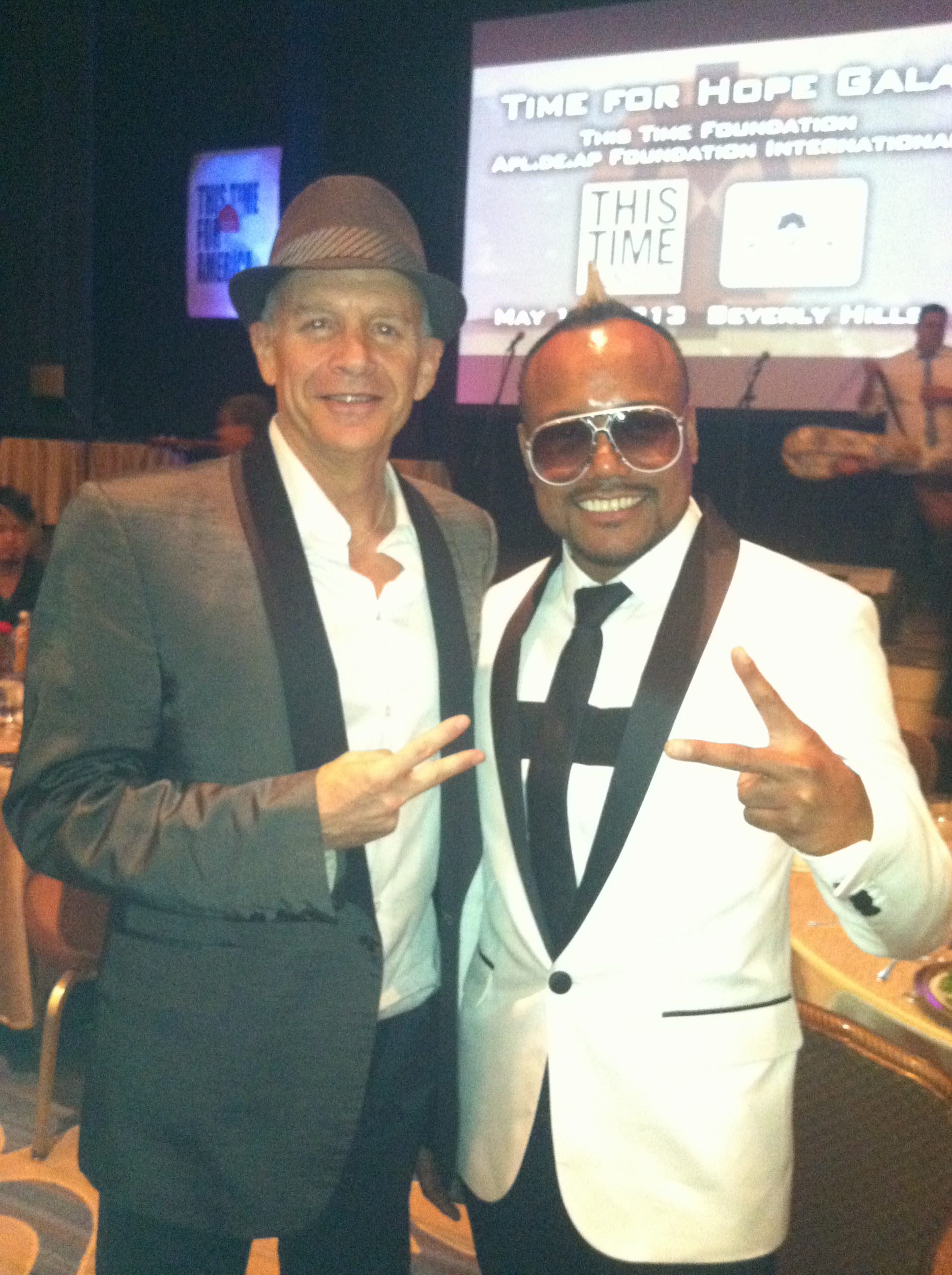 Robert Ozn & Apl de Ap of the Black Eyed Peas, May 2013