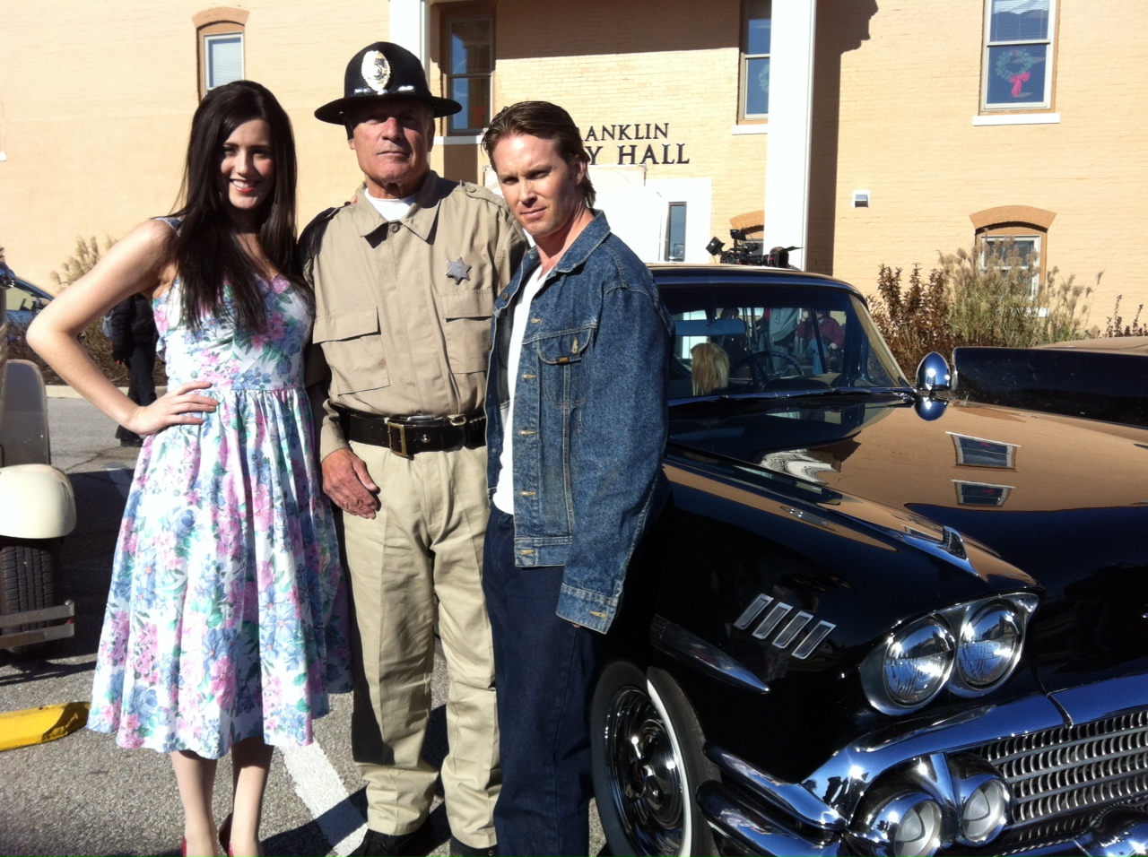 Madeline Voges, Terence Knox & Brian Gross on set in Gila!