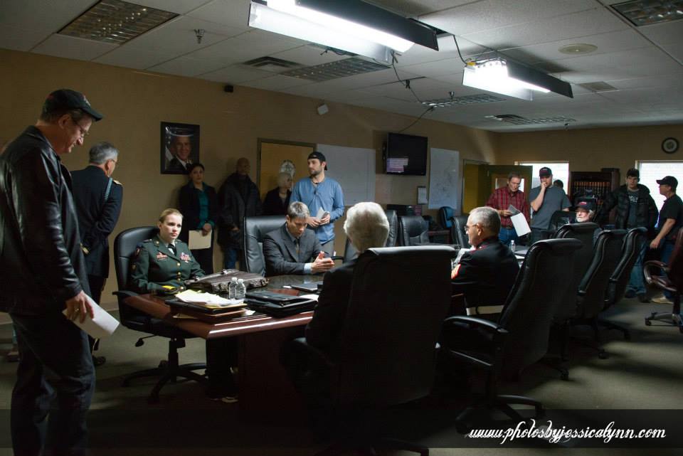 Virtuous: Shooting the Pentagon scene with Bill Rahn, Jessica Lynch, Tim Ross, and Charles Oswald