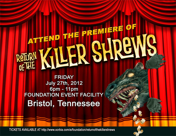 Return of the Killer Shrews: Premiere poster