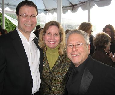 Composer and Songwriter Alan Menken with Tracey and Vance Marino at the SCL Oscar Reception