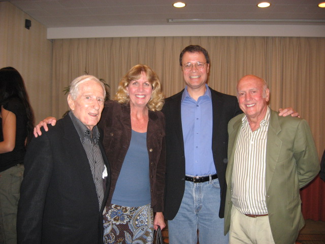 Legendary Songwriting team Jerry Leiber and Mike Stoller with Tracey and Vance Marino at the CCC Dinner in honor of their book signing