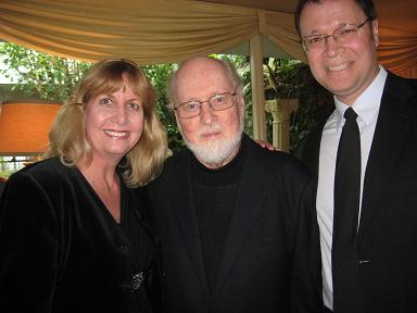Composer John Williams with Tracey and Vance at the SCL Composer Oscar Nominee Reception in Beverly Hills