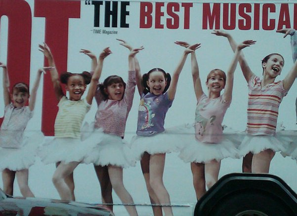 Billy Elliot Advertisement on a NYCity Bus!