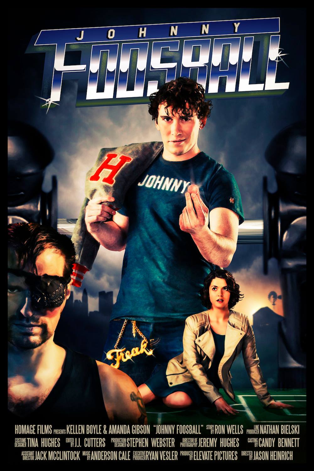 Movie Poster. Johnny Foosball. Elevate Pictures.