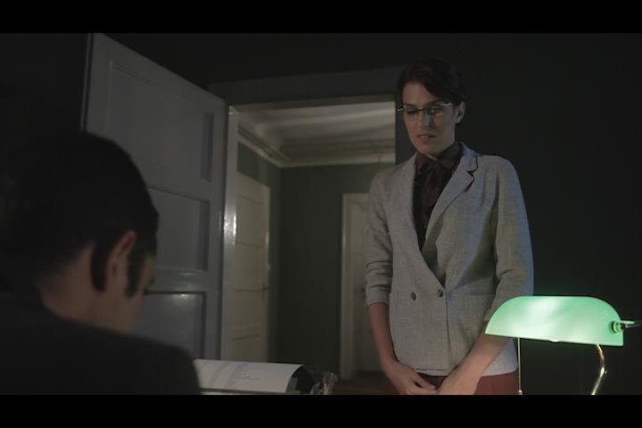 Branka Stanic as secretary of 'Luka'