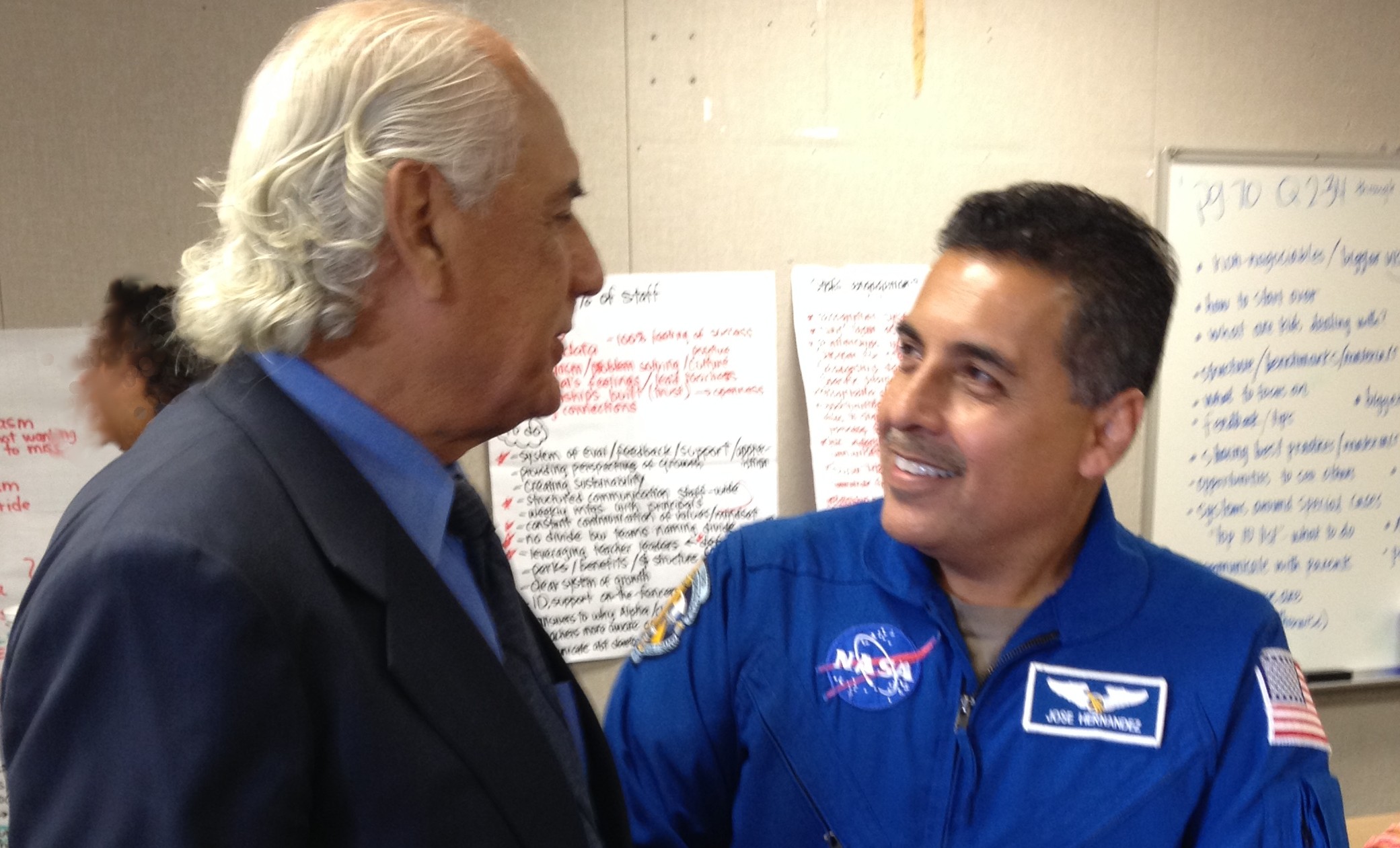 At the naming of Jose Hernandez School, the farmworker turned NASA astronaut, subject of 